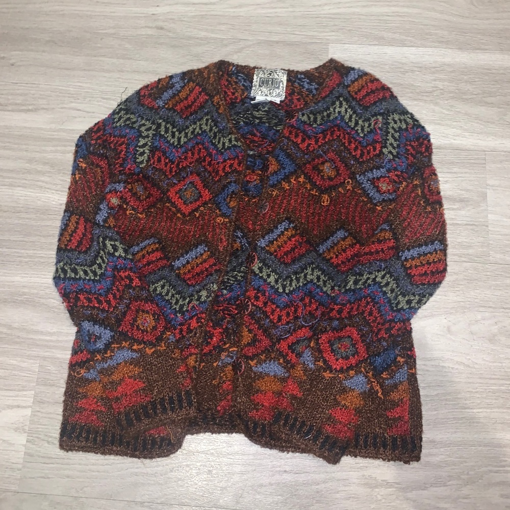 Colorful cardigan